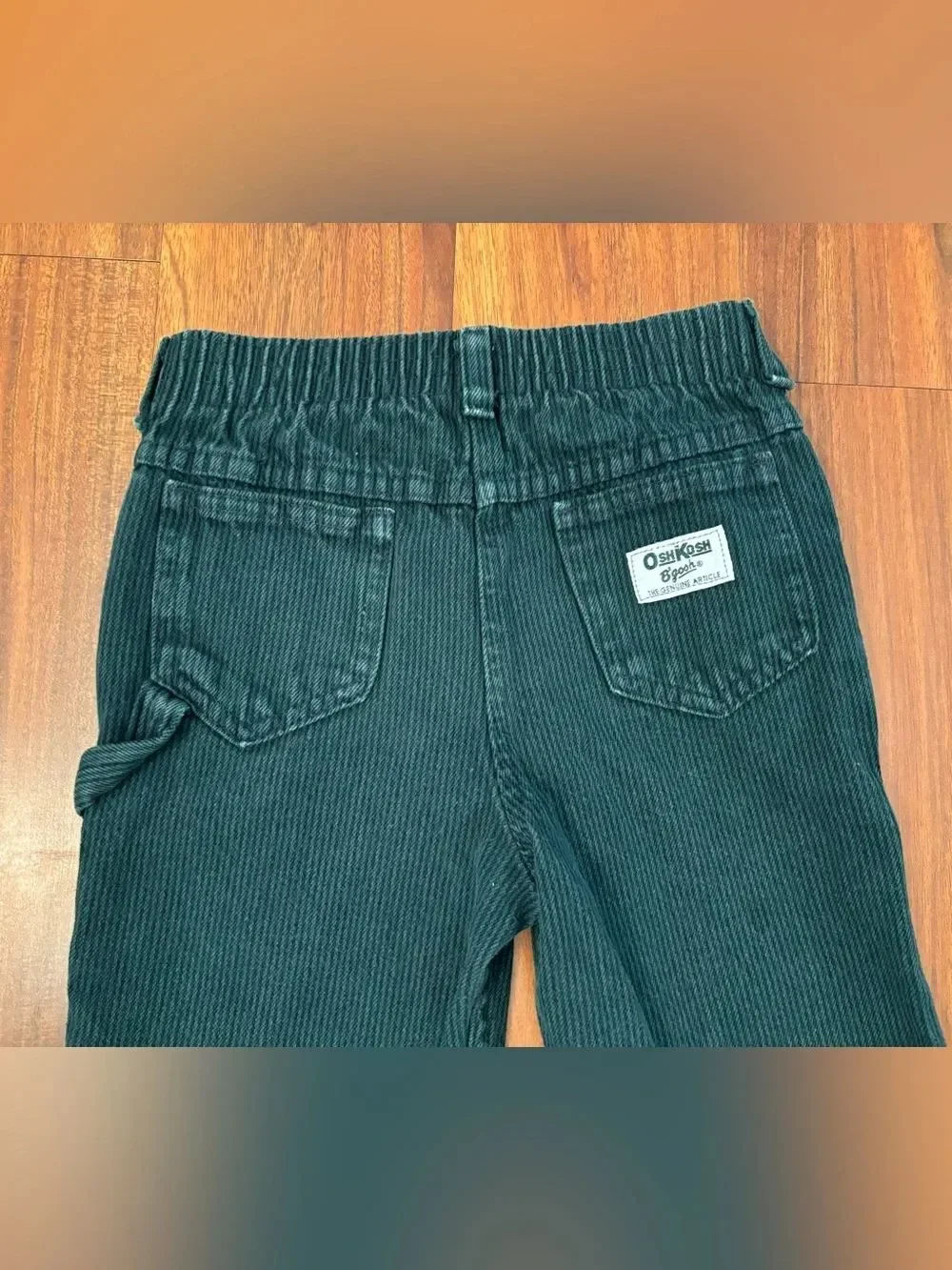 Osh Kosh B’Gosh Vintage Green/Black Stripe Pants